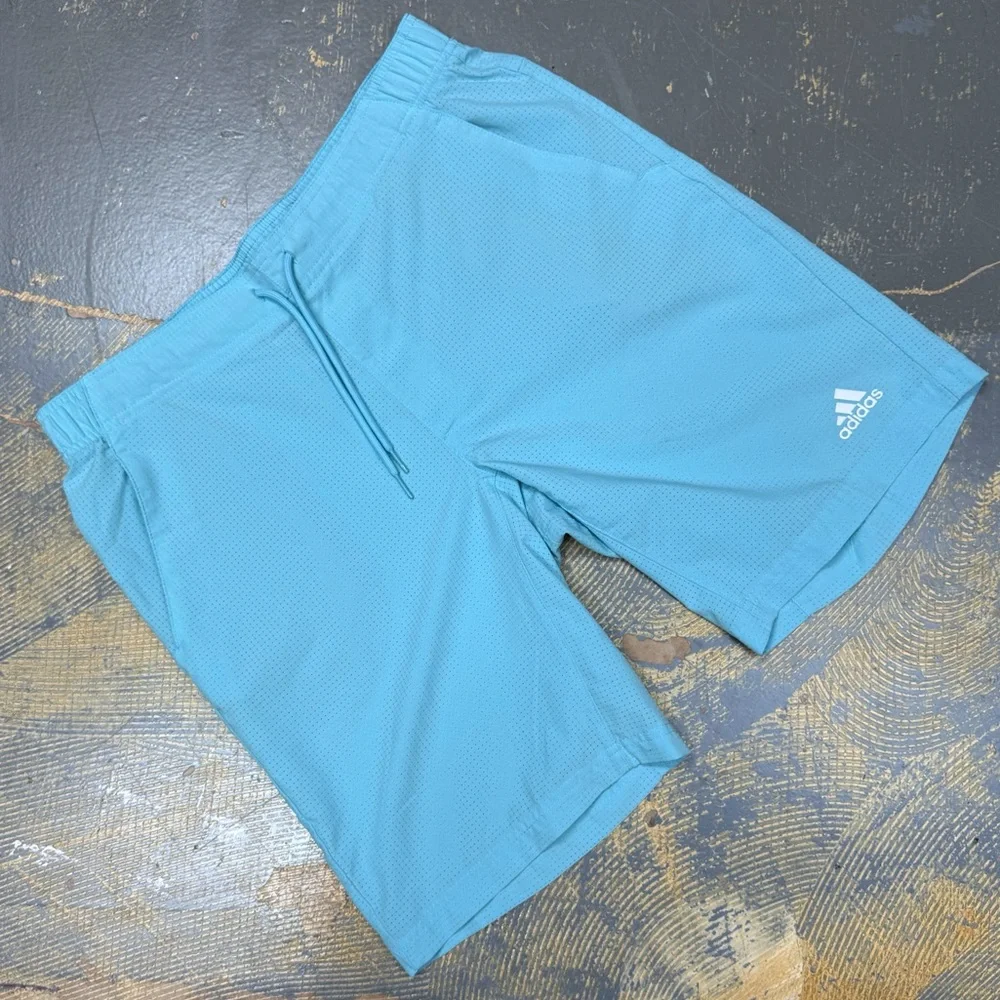Adidas Golf 9” Shorts Carolina Blue Medium Originals ADVR0834 Training